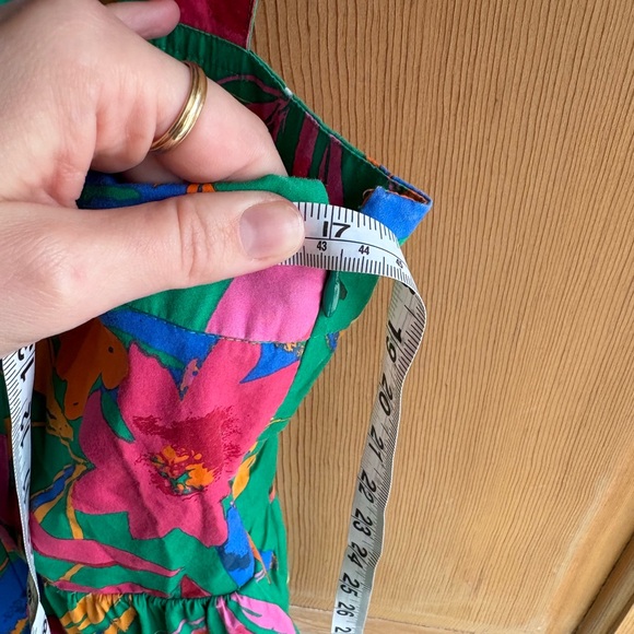 *HP* J. Crew Green Smocked Midi Dress | 100% Cotton | Farm Rio Vibes | Size 8 - Picture 12 of 14